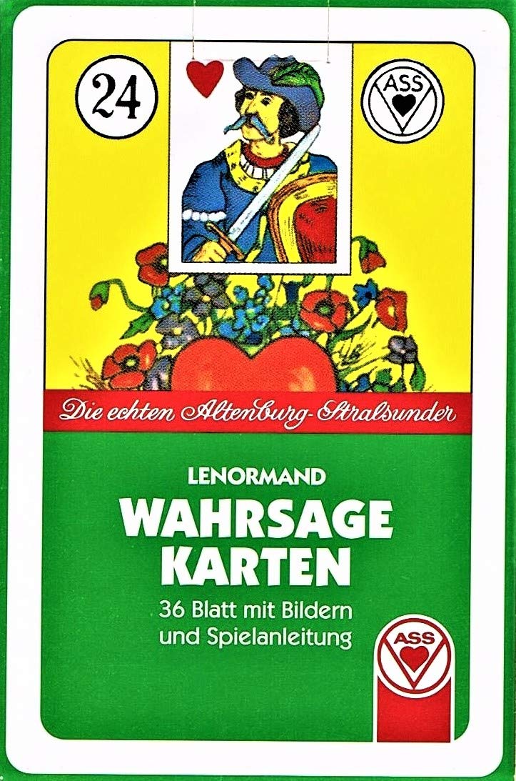 Lenormand Wahrsagekarten (Symbole): Die echten Altenburg-Spielkarten. 36 Blatt mit Bildern und Anleitung Religion & Esotericism