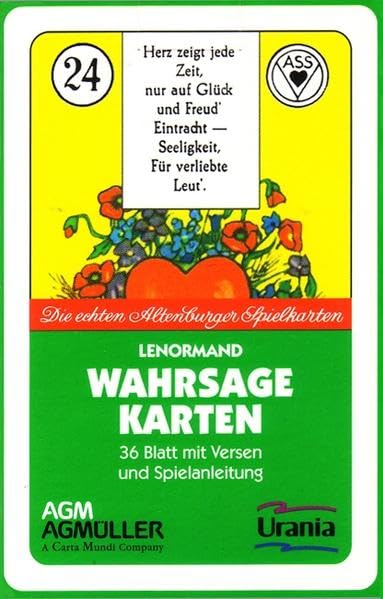 Lenormand Wahrsagekarten mit Versen Religion & Esotericism