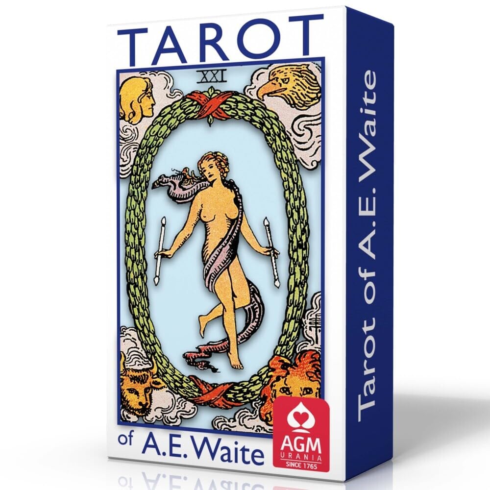 Tarot of A.E. Waite Mini Blue Edition English Religion & Esotericism