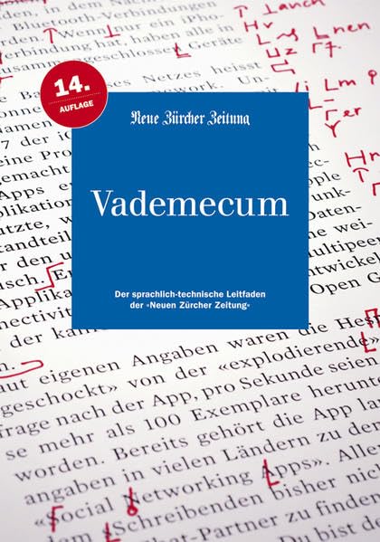 Vademecum: Der sprachlich-technische Leitfaden der "Neuen Zürcher Zeitung" Social Sciences