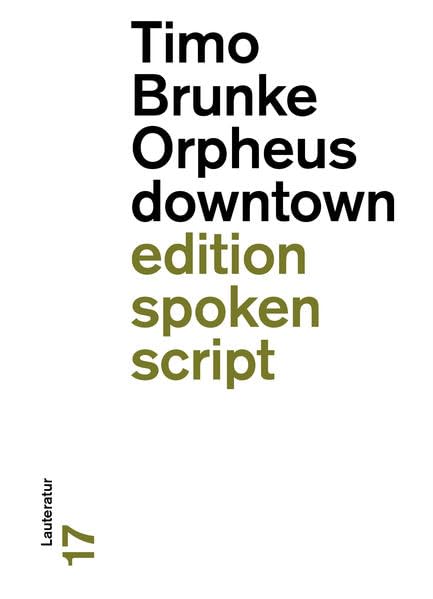 Orpheus downtown Contemporary literature Books