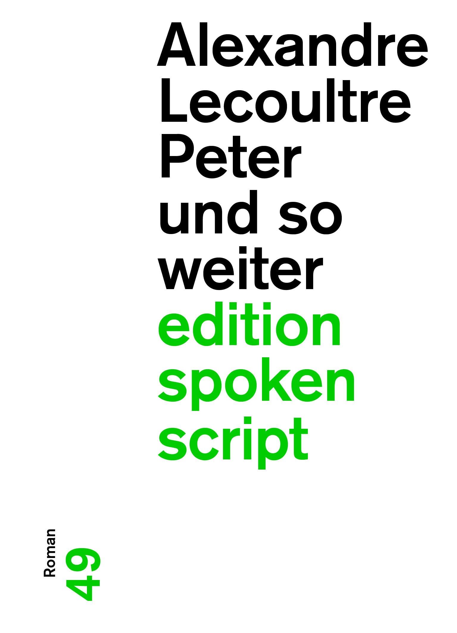 Peter und so weiter Contemporary literature Books