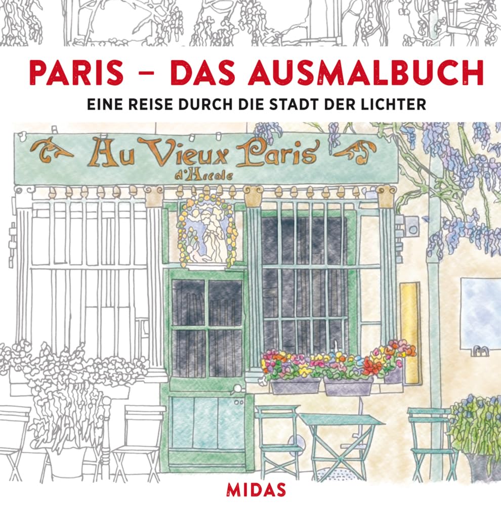 PARIS - Das Ausmalbuch Arts & Music