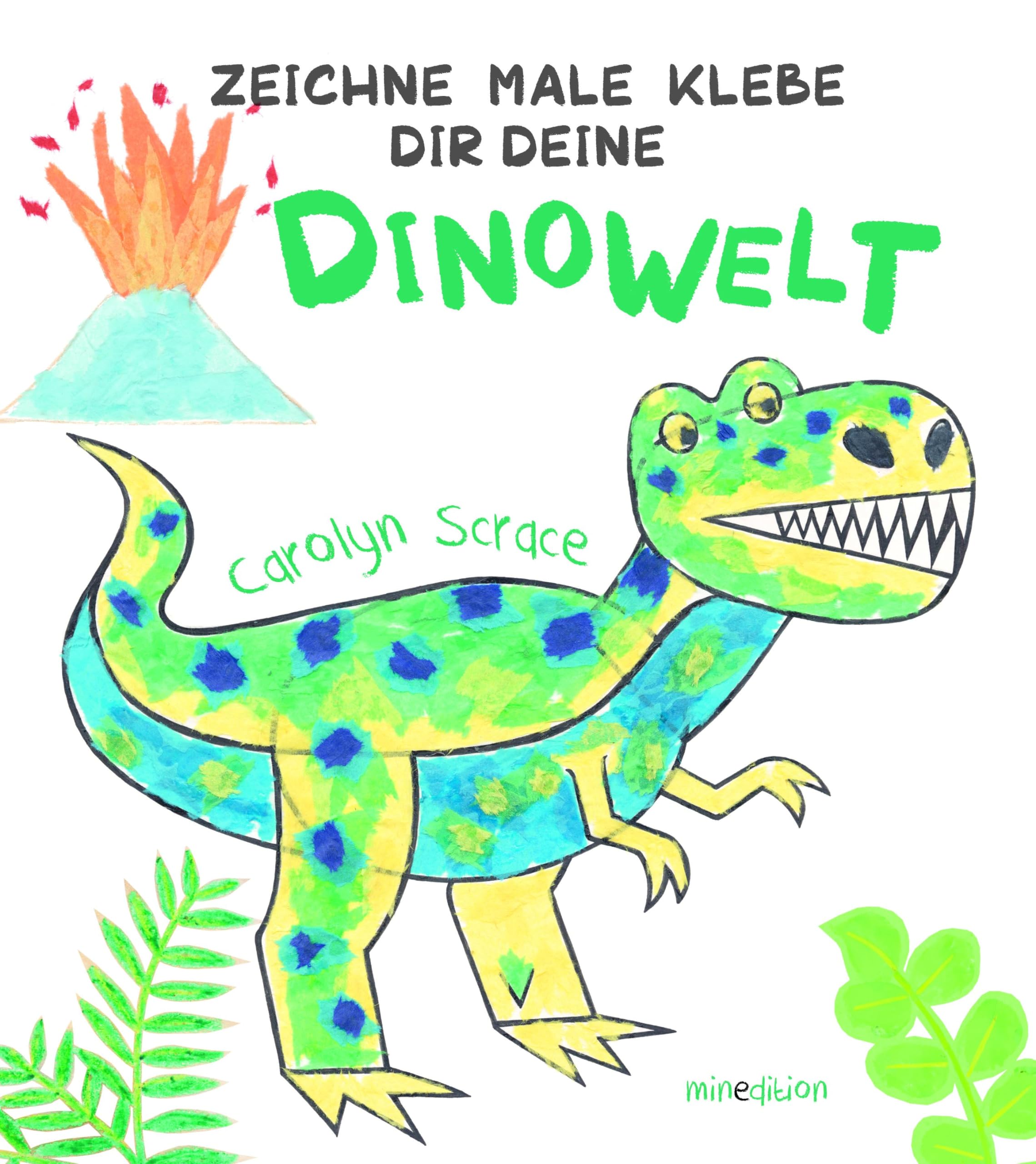 Zeichne Male Klebe Dir Deine DINOWELT book