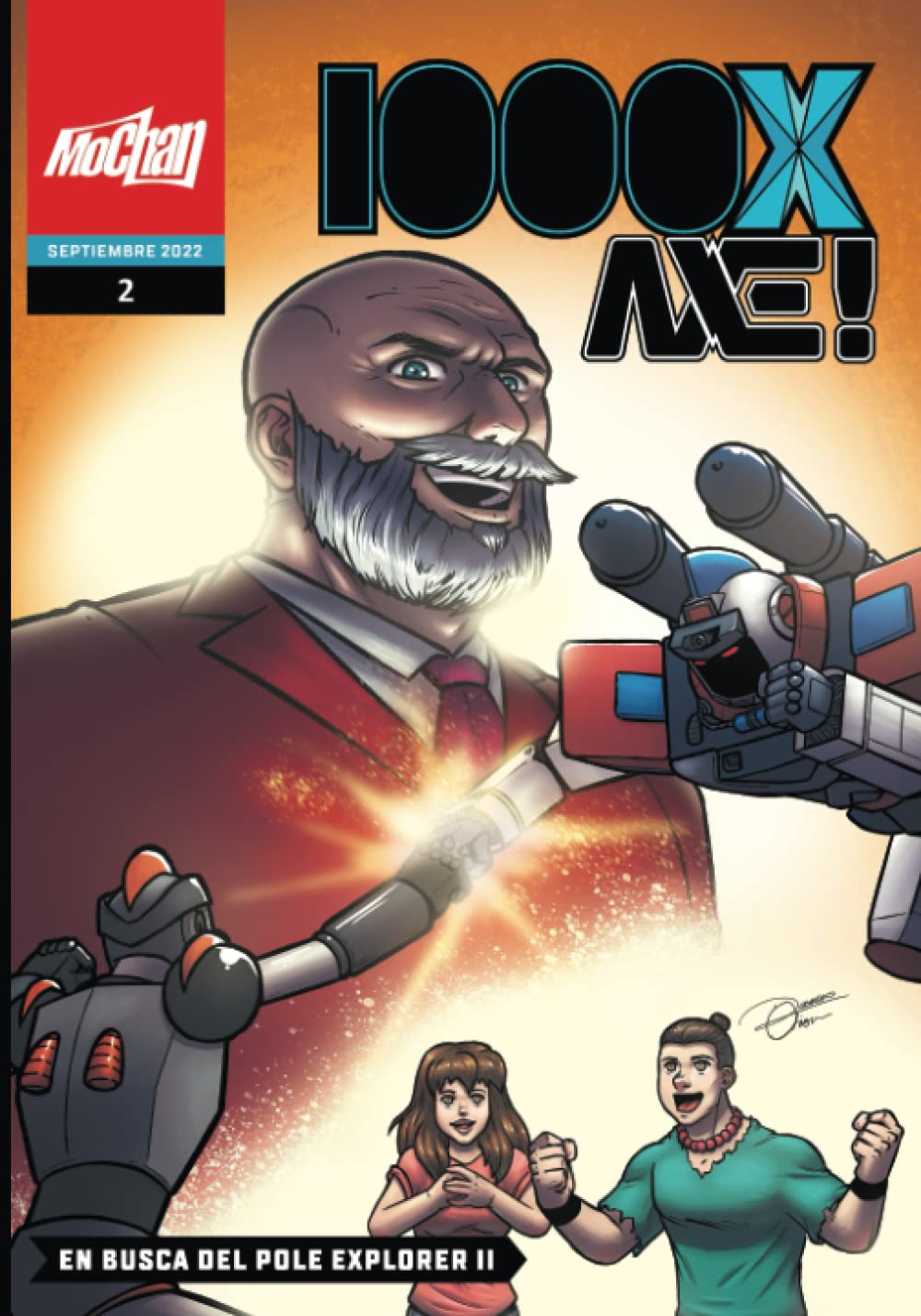 1000X AXE! #2 En busca del Pole Explorer II (1000X AXE! - Las aventuras de Axe y AXEBOT, Band 2) Superheroes