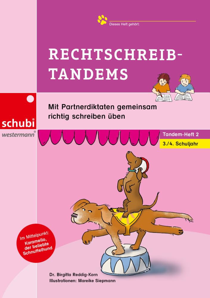 Rechtschreib-Tandems 3/4: Mit Partnerdiktaten gemeinsam richtig schreiben üben (Lesetandems und Lesetheater - mit Karamello lesen lernen) Study Guides