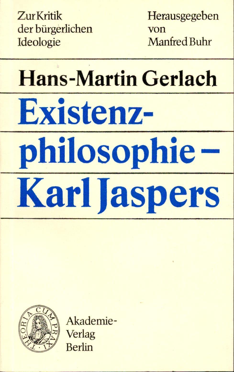 Existenzphilosophie Karl Jaspers Science Books