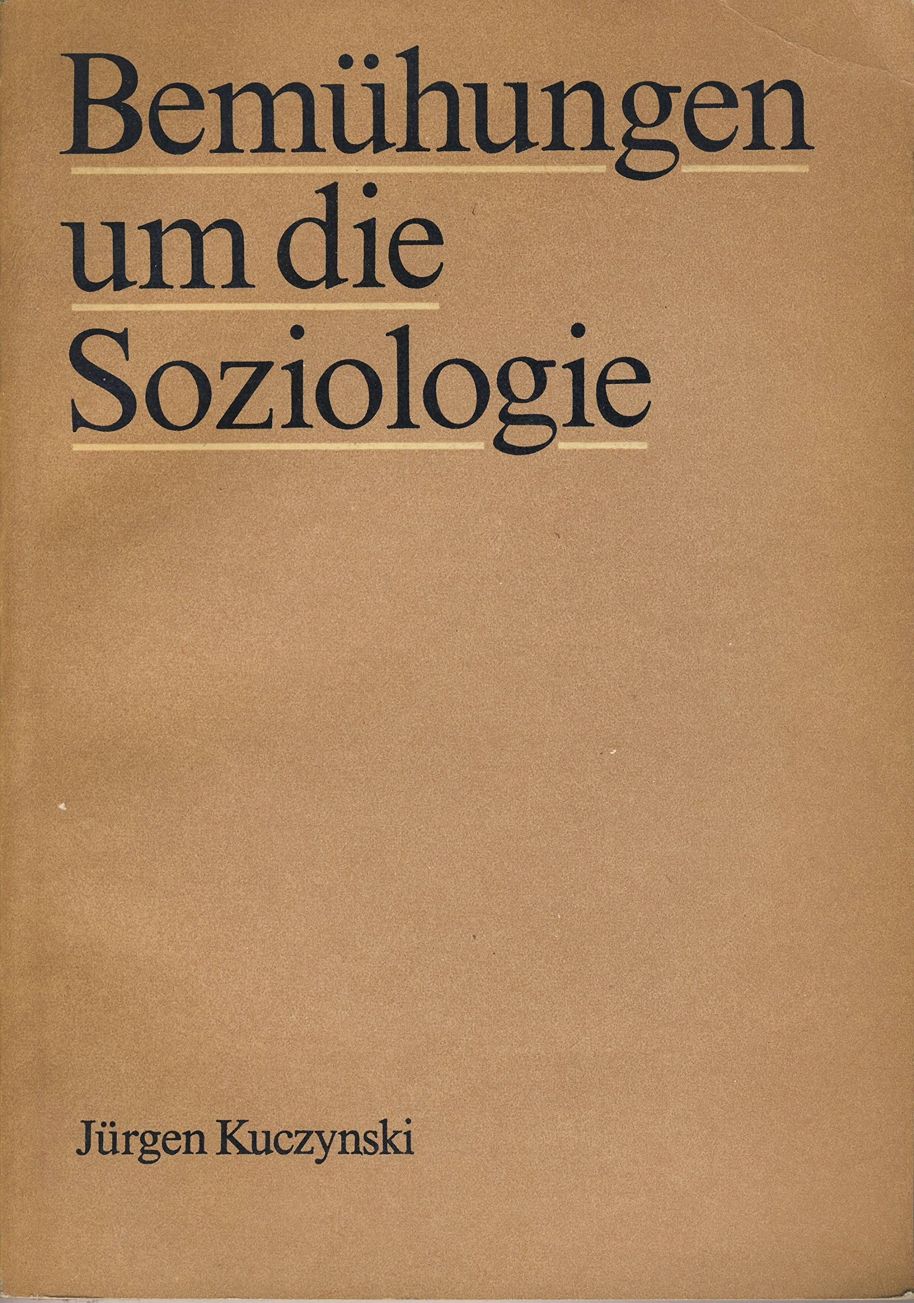 Bemühungen um die Soziologie Books