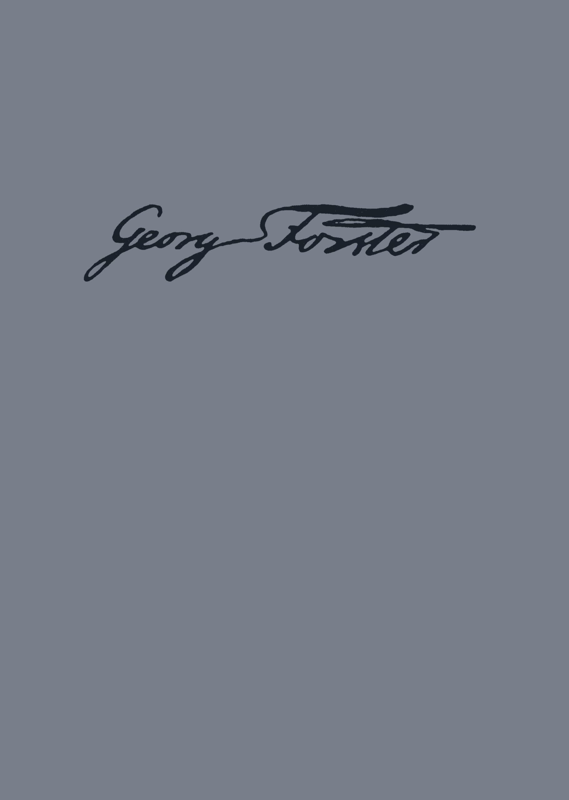 Briefe Juli 1787-1789 (Georg Forsters Werke) Social Sciences