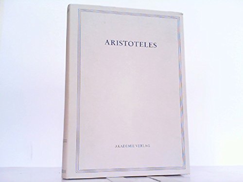 Aristoteles - Werke in deutscher Übersetzung / Peri hermeneias (Aristoteles Werke in Deutscher Uebersetzung) Law