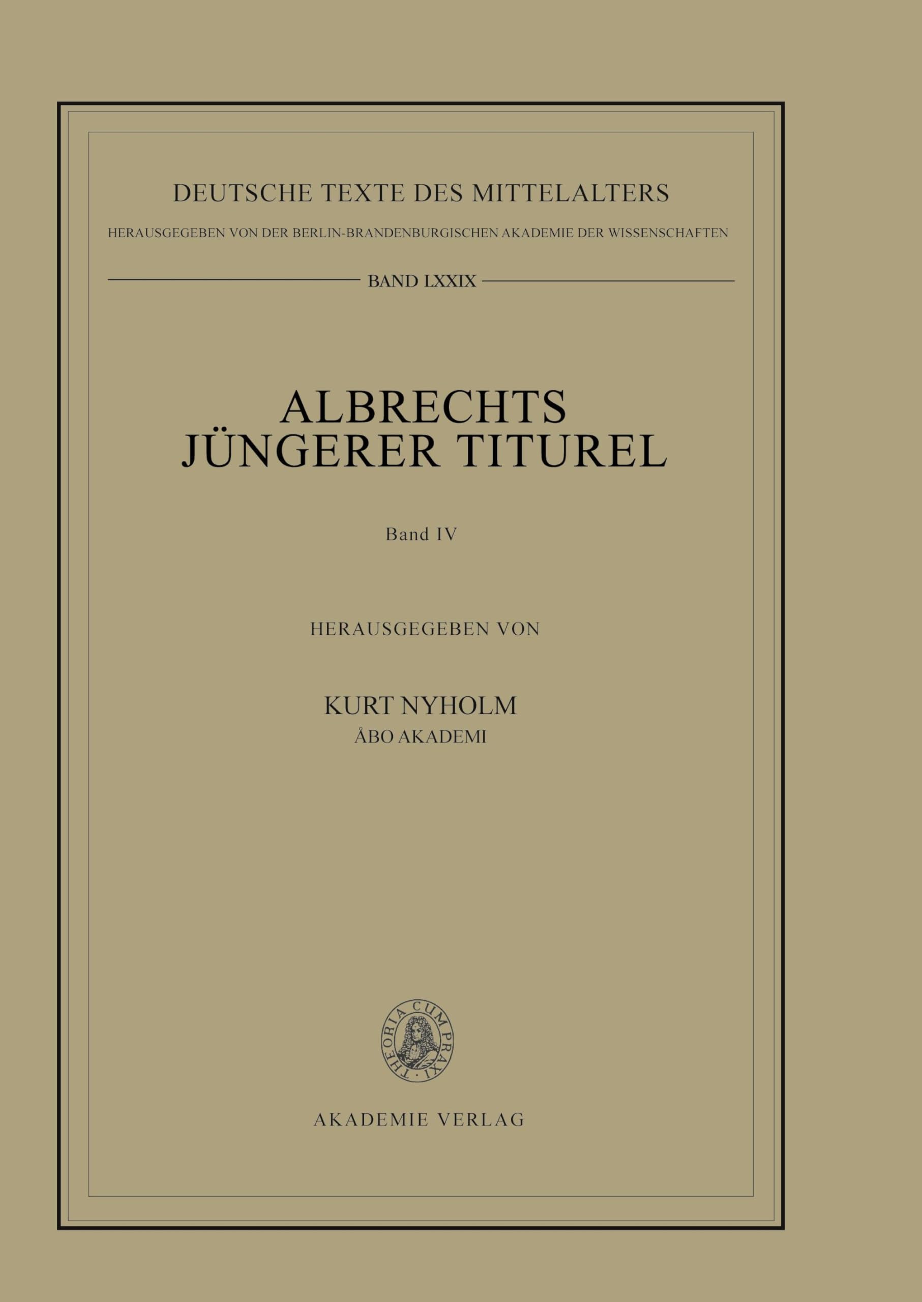 Textfassungen von Handschriften der Mittelgruppe (Deutsche Texte des Mittelalters, 79, Band 79) Contemporary literature