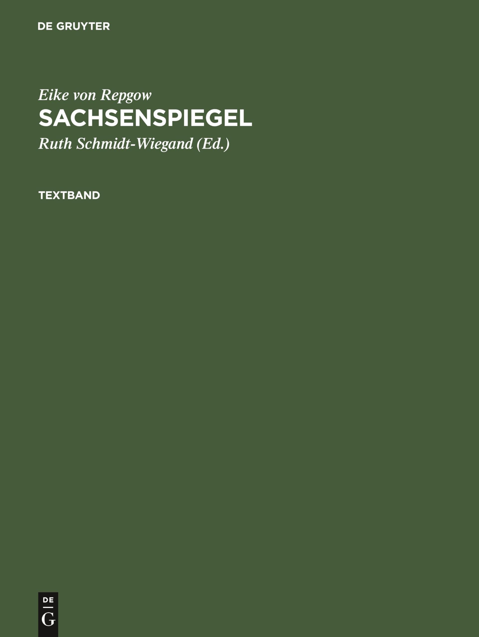 Sachsenspiegel Law Books