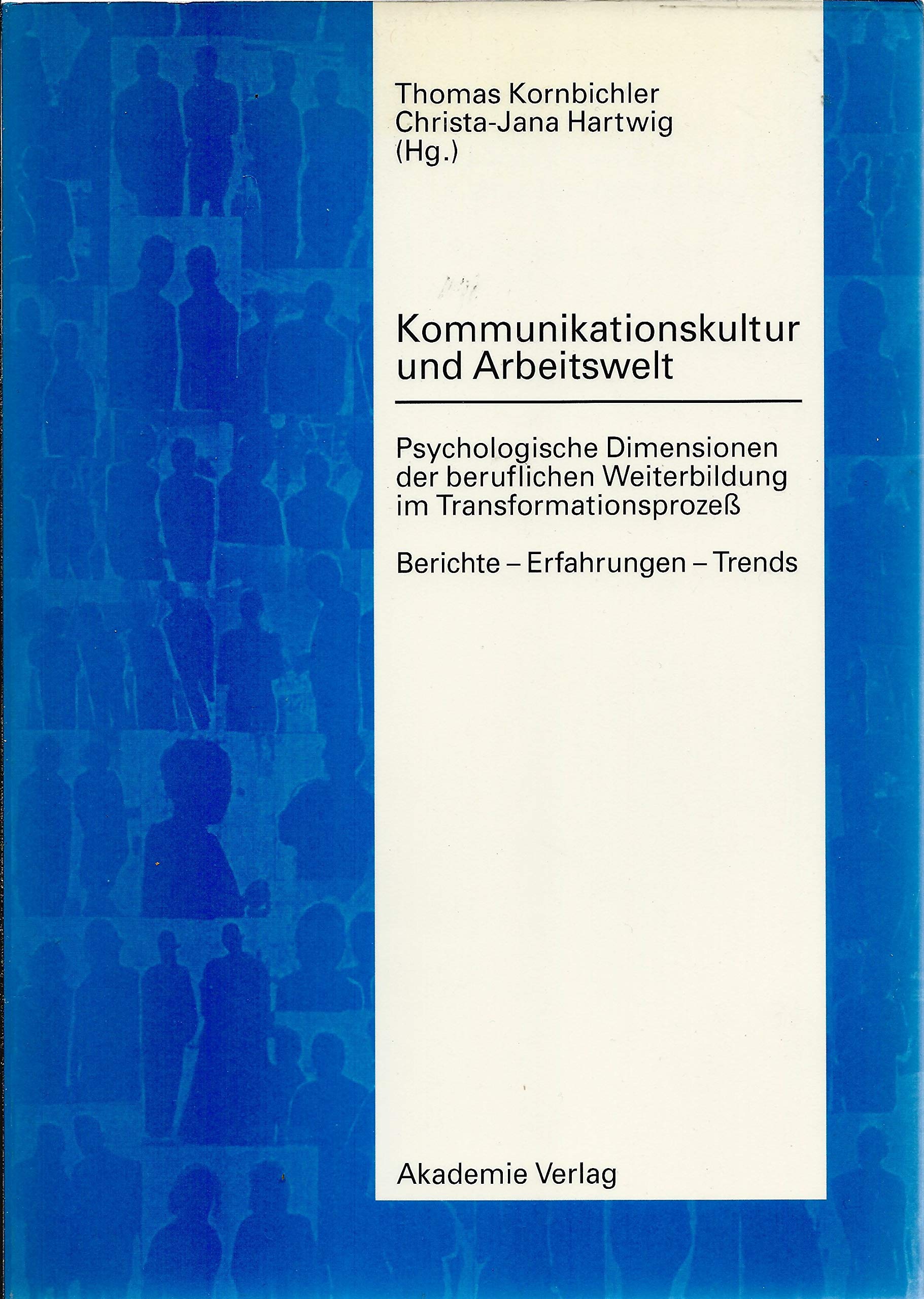 Kommunikationskultur und Arbeitswelt: Psychologische Dimensionen der beruflichen Weiterbildung im Transformationsprozeß Law
