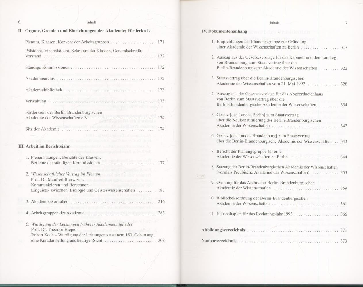 Berlin-Brandenburgische Akademie der Wissenschaften Jahrbuch 1992/93: (vormals Preußische Akademie der Wissenschaften) (Jahrbuch der Berlin-Brandenburgischen Akademie der Wissenschaften) Natural Sciences