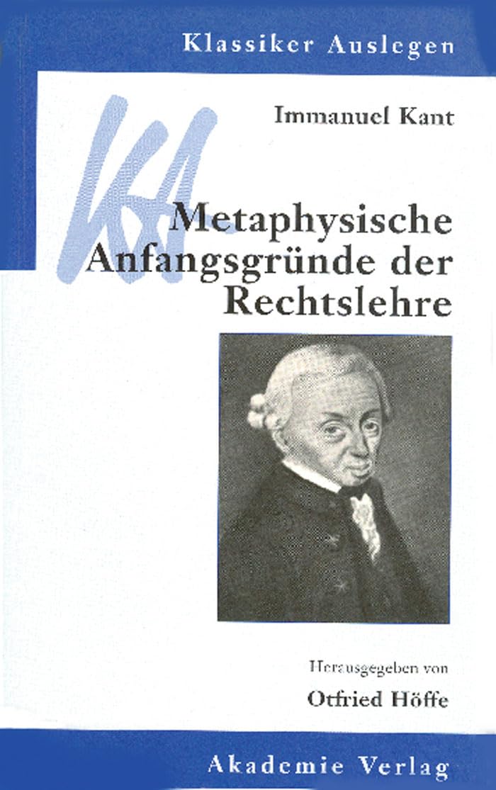 Immanuel Kant: Metaphysische Anfangsgründe Der Rechtslehre book