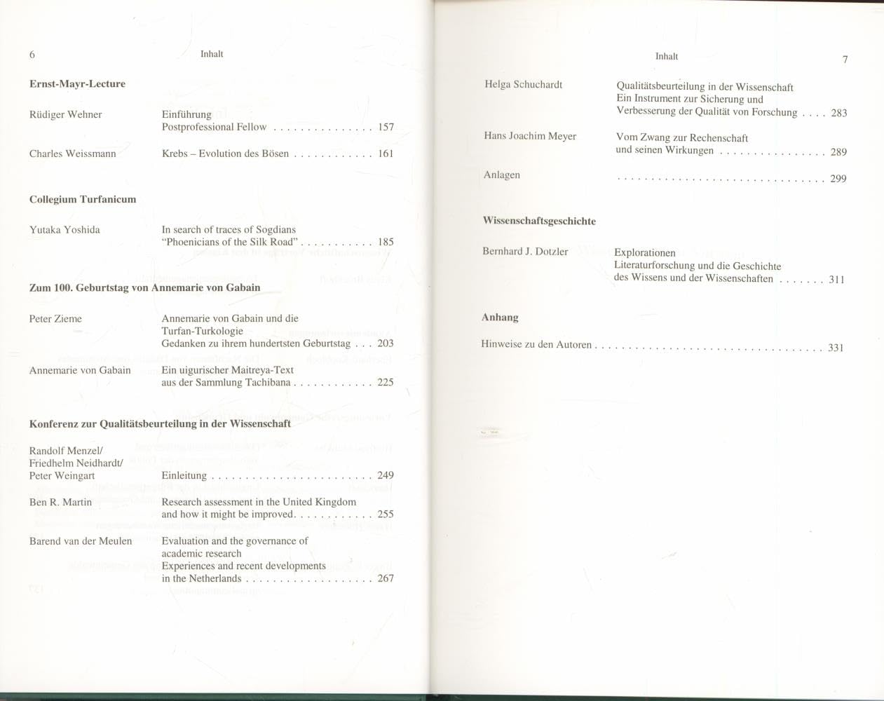 Band 9: Berichte Und Abhandlungen Philosophy
