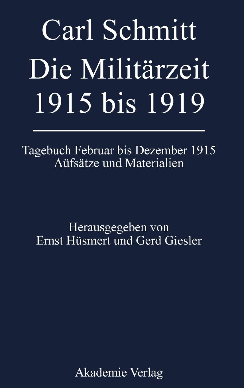 Die Militärzeit 1915 bis 1919 Law