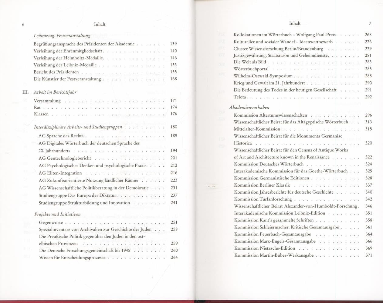 Berlin-Brandenburgische Akademie der Wissenschaften (vormals Preußische Akademie der Wissenschaften) Jahrbuch 2004 Philosophy