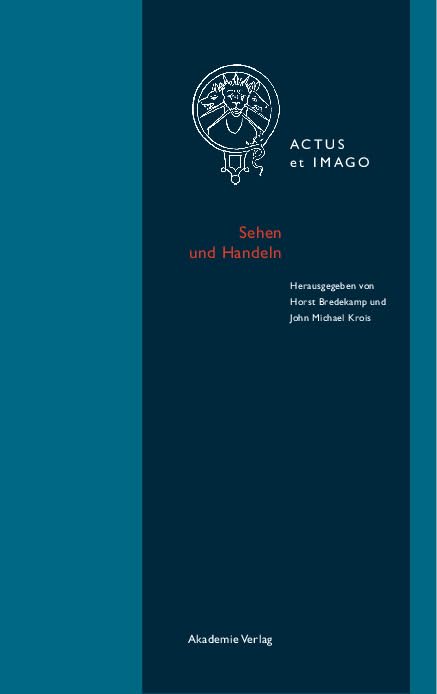 Sehen und Handeln (Actus et Imago, 1) Philosophy