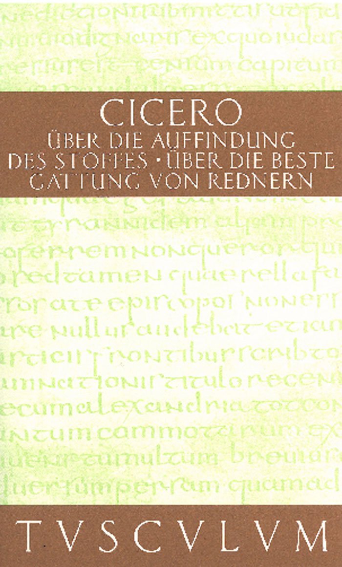 Über die Auffindung des Stoffes / De inventione Philosophy