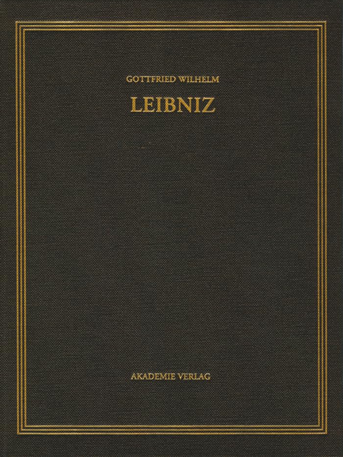 1673–1676. Arithmetische Kreisquadratur (Sämtliche Schriften und Briefe) Philosophy