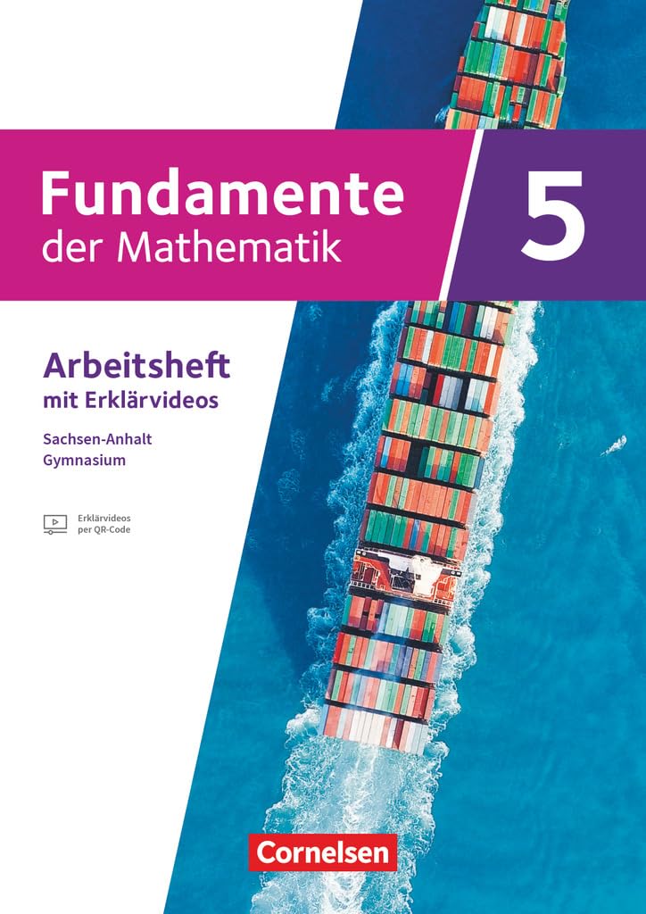 Fundamente der Mathematik 5. Schuljahr - Ausgabe Sachsen-Anhalt ab 2024 - Arbeitsheft zum Schulbuch mit Erklärfilmen Study Guides