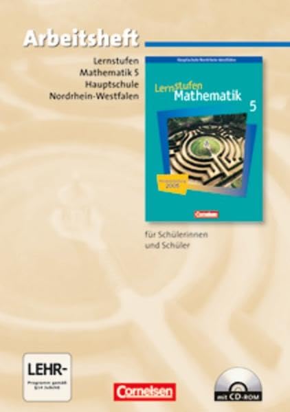 Lernstufen Mathematik 5. Arbeitsheft. Hauptschule Nordrhein-Westfalen. Neubearbeitung Study Guides