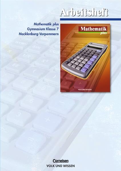 Mathematik plus, Ausgabe Gymnasium Mecklenburg-Vorpommern Klasse 7, Arbeitsheft book