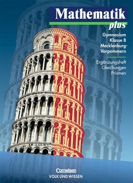 Mathematik plus - Mecklenburg-Vorpommern und Sachsen: 8. Schuljahr - Gleichungen/Prisma: Ergänzungsheft Study Guides