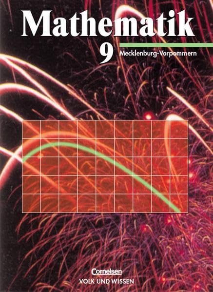 Mathematik Sekundarstufe I - Ausgabe Volk und Wissen - Regionale Schule Mecklenburg-Vorpommern: 9. Schuljahr - Schülerbuch Study Guides