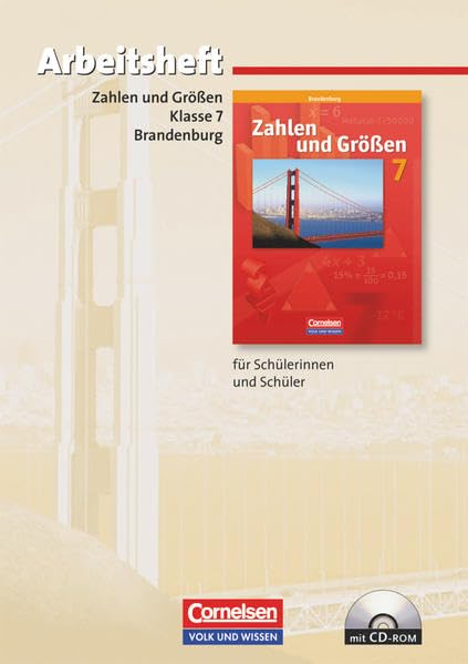 Zahlen und Größen Sekundarstufe I. 7. Schuljahr. Brandenburg. Arbeitsheft Study Guides