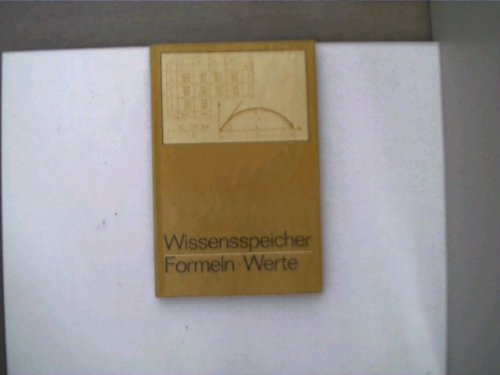 Product Image: Wissensspeicher: Formeln und Werte;