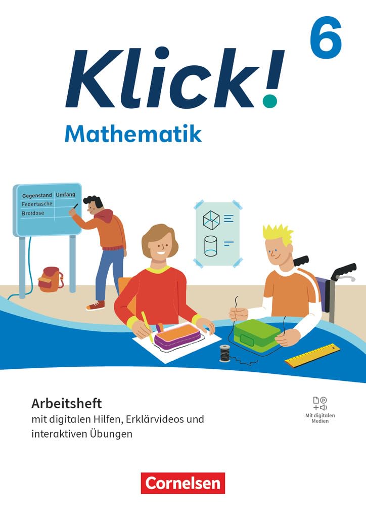 Klick! Mathematik 6.Schuljahr -  Ausgabe ab 2024 - Arbeitsheft mit digitalen Medien book
