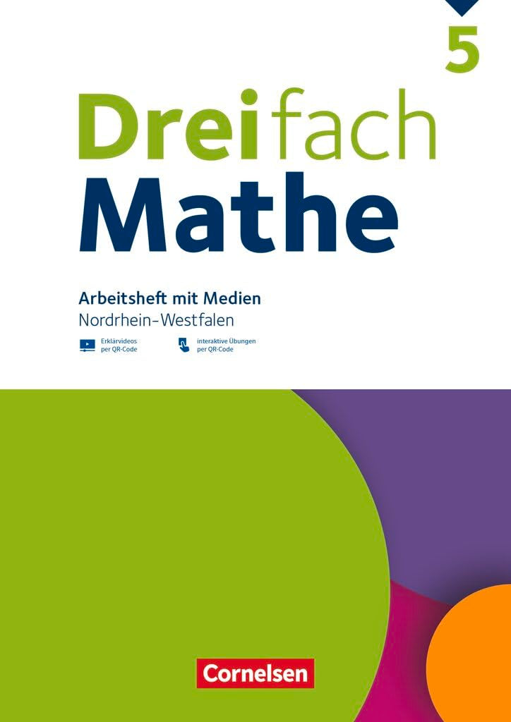 Dreifach Mathe 5. Schuljahr - Nordrhein-Westfalen - Ausgabe 2022 - Arbeitsheft mit Medien und Lösungen Study Guides