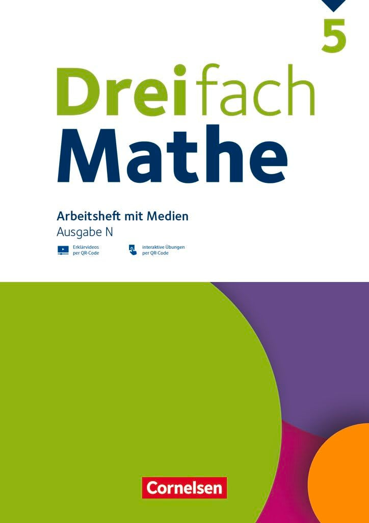 Dreifach Mathe 5. Schuljahr - Ausgabe N - Arbeitsheft mit Medien und Lösungen Study Guides