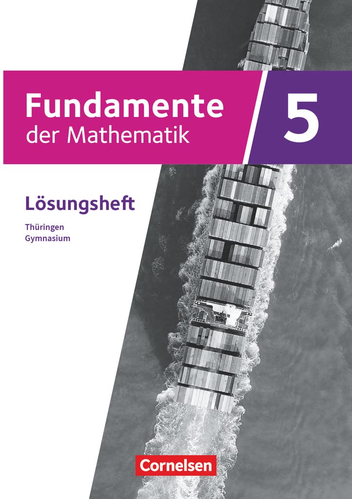 Fundamente der Mathematik - Thüringen - 5. Schuljahr: Lösungen zum Schulbuch Learning & Reference
