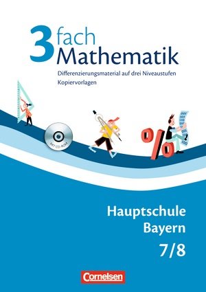 3fach Mathematik 7./8. Hauptschule Bayern. Kopiervorlagen mit CD-ROM. Books