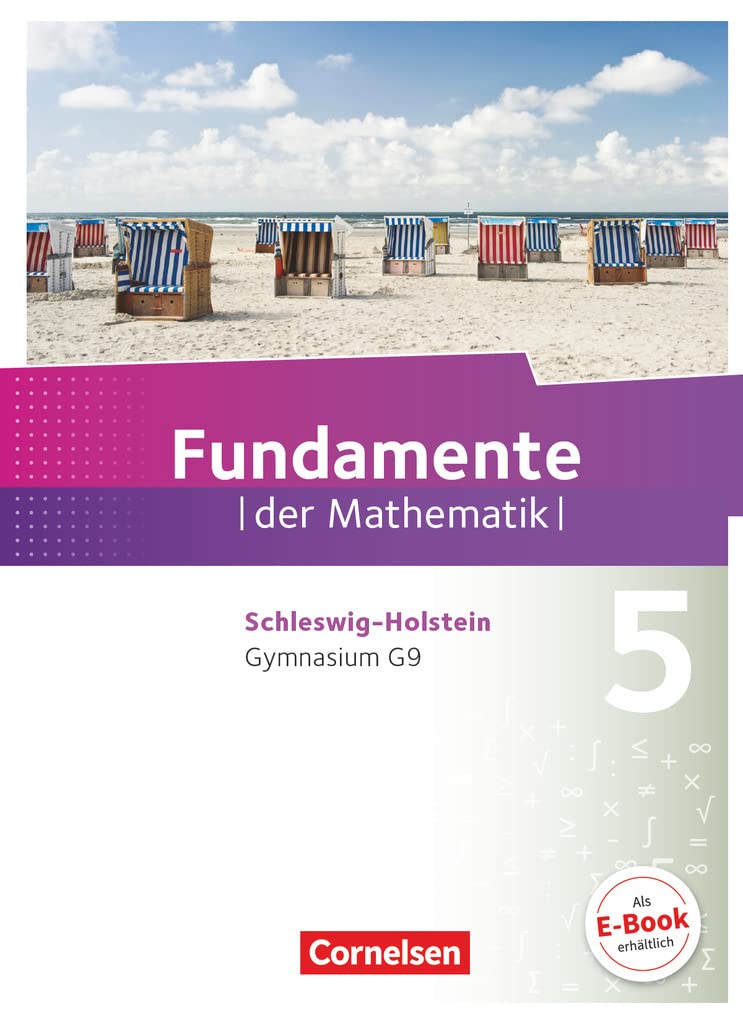 Fundamente der Mathematik 5. Schuljahr - Schleswig-Holstein G9 - Schülerbuch Study Guides Books