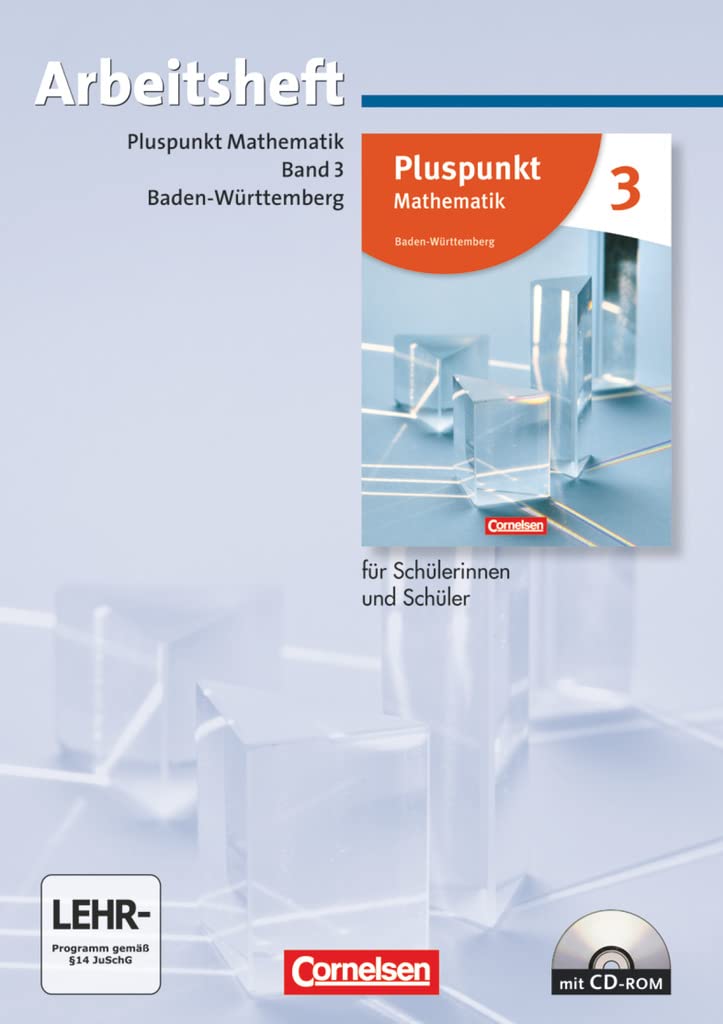 Pluspunkt Mathematik - Baden-Württemberg - Neubearbeitung - Band 3: Arbeitsheft mit Lösungen und CD-ROM Study Guides