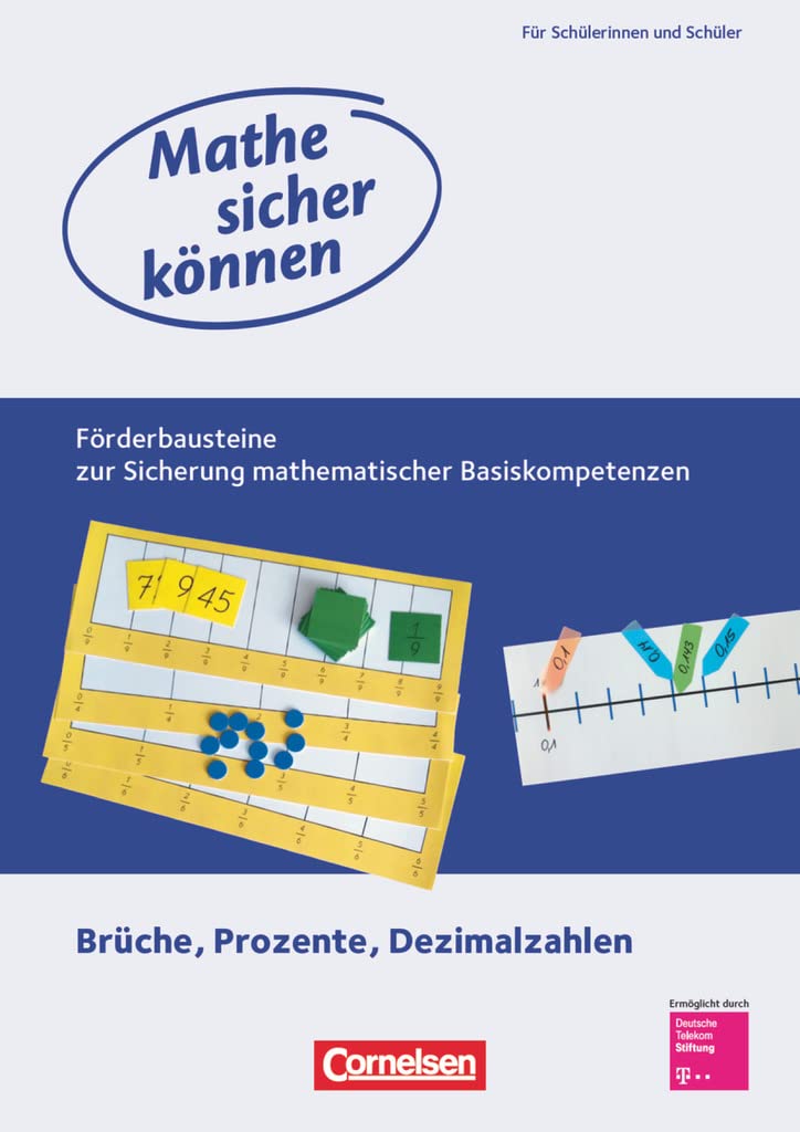 Mathe sicher können 5.-7. Schuljahr. Förderbausteine: Brüche, Prozente und Dezimalzahlen Study Guides