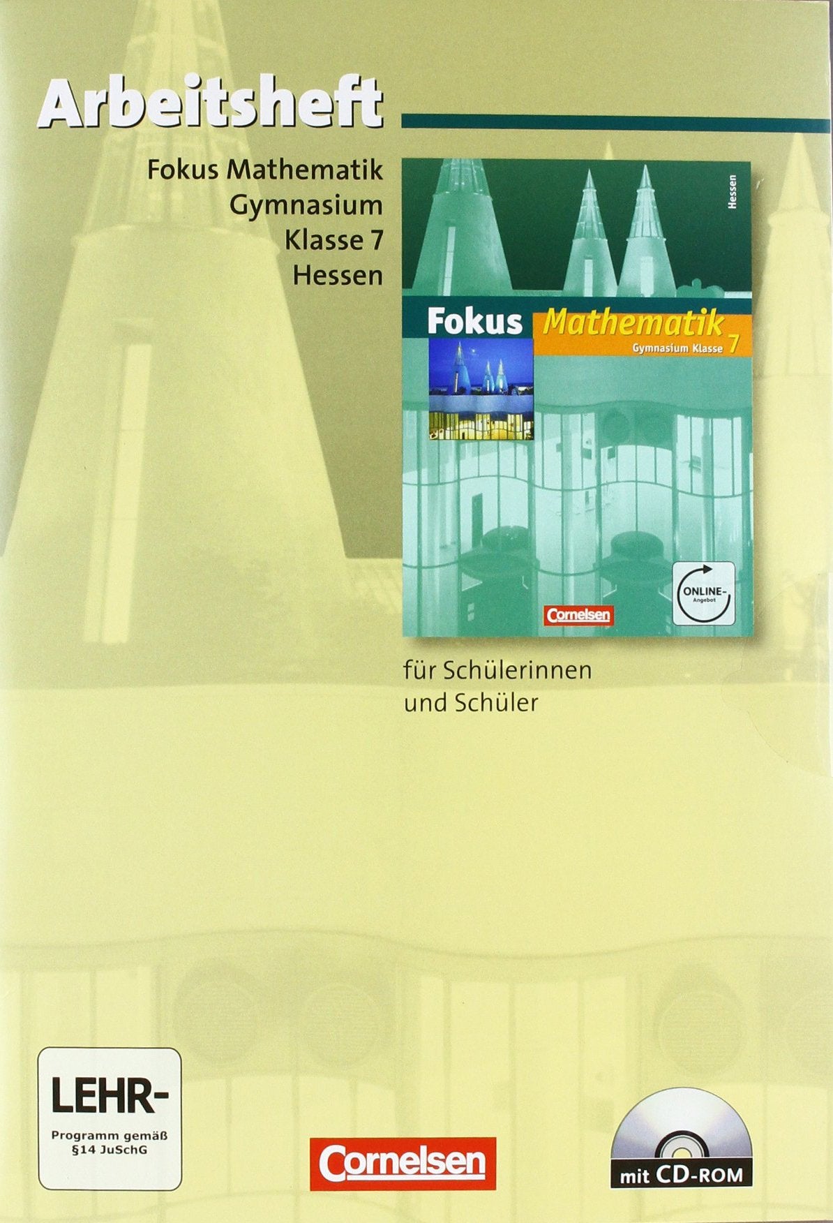 Fokus Mathematik - Gymnasium Hessen: 7. Schuljahr - Arbeitsheft mit eingelegten Lösungen und CD-ROM Study Guides