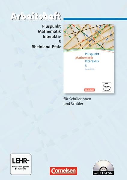 Pluspunkt Mathematik interaktiv - Realschule Plus und Integrierte Gesamtschule Rheinland-Pfalz: 5. Schuljahr - Arbeitsheft mit eingelegten Lösungen und CD-ROM Study Guides