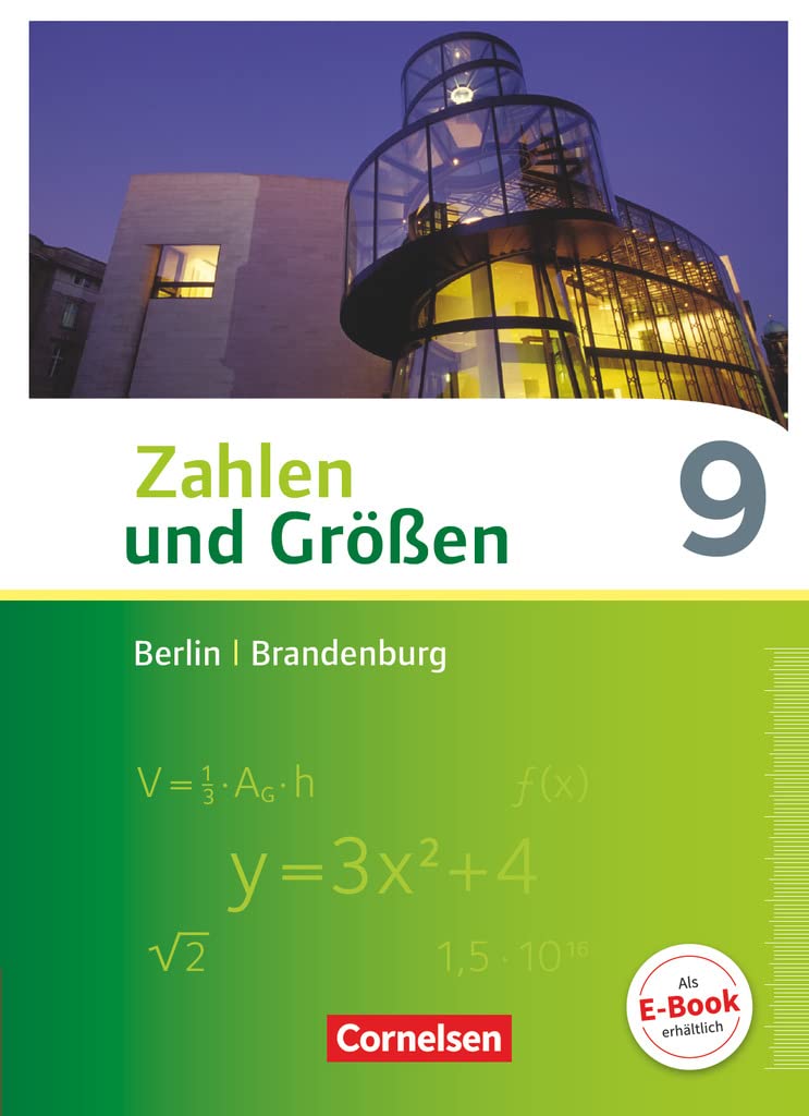 Zahlen und Größen 9. Schuljahr - Berlin und Brandenburg - Schülerbuch Study Guides