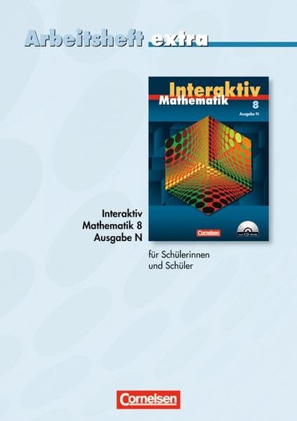 Mathematik interaktiv - Ausgabe N / 8. Schuljahr - Arbeitsheft extra - zur Differenzierung auf einfachem Niveau: Mit eingelegten Lösungen Study Guides