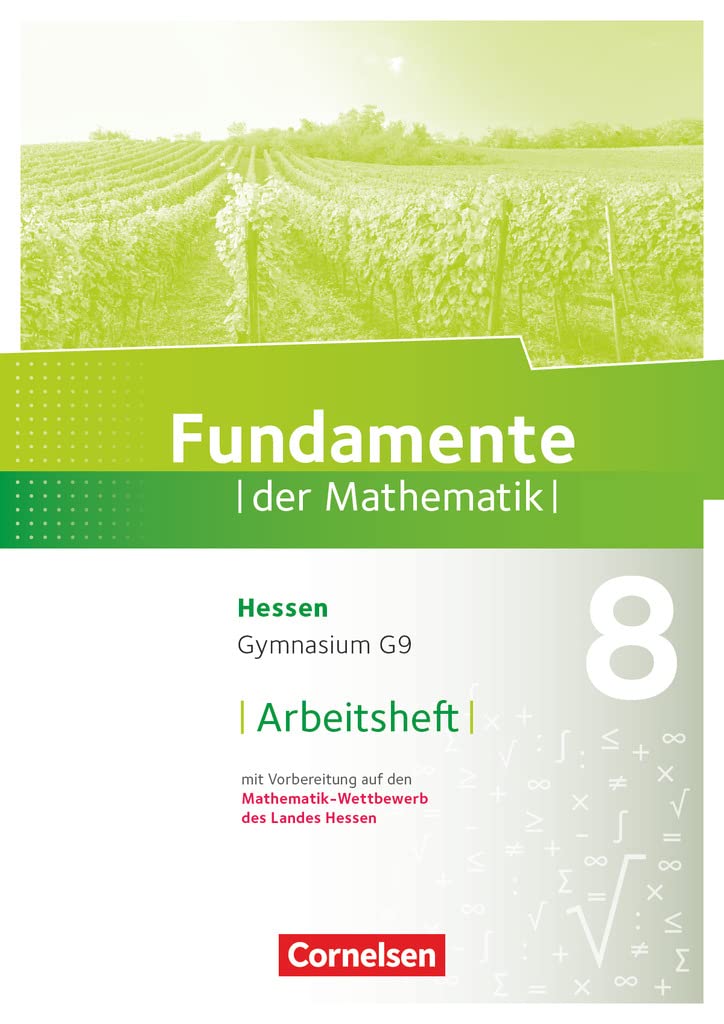 Fundamente der Mathematik 8. Schuljahr - Hessen - Arbeitsheft mit Lösungen Study Guides