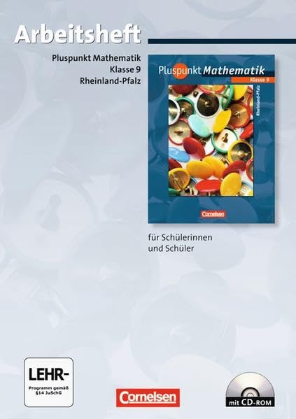 Pluspunkt Mathematik 9. Schuljahr. Arbeitsheft Rheinland-Pfalz Study Guides