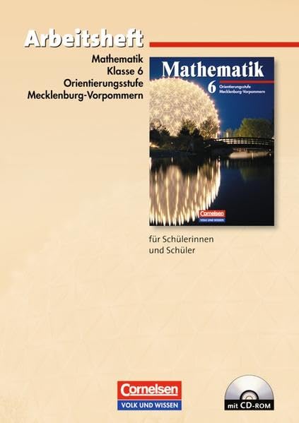Mathematik Sekundarstufe I - Ausgabe Volk und Wissen - Orientierungsstufe Mecklenburg-Vorpommern: Mathematik Sekundarstufe I - Ausgabe Volk und Wissen ... - Neubearbeitung: Mit eingelegten Lösungen Study Guides