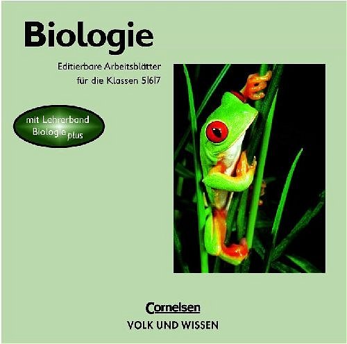Biologie plus. Editierbare Arbeitsblätter: CD-ROM Lehrerband, Ausgabe Gymnasium für die Klassen 5/6/7 Books