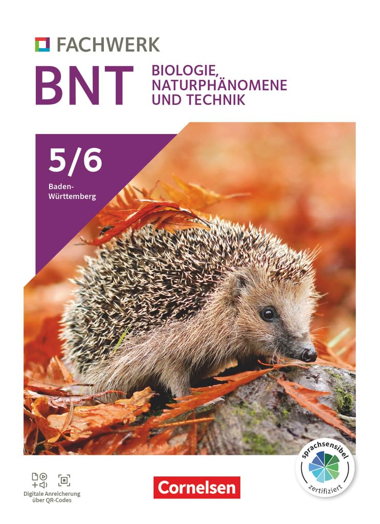 Fachwerk Naturwissenschaften 5./6. Schuljahr: Biologie, Naturphänomene und Technik - Baden-Württemberg 2025 - Schulbuch Study Guides