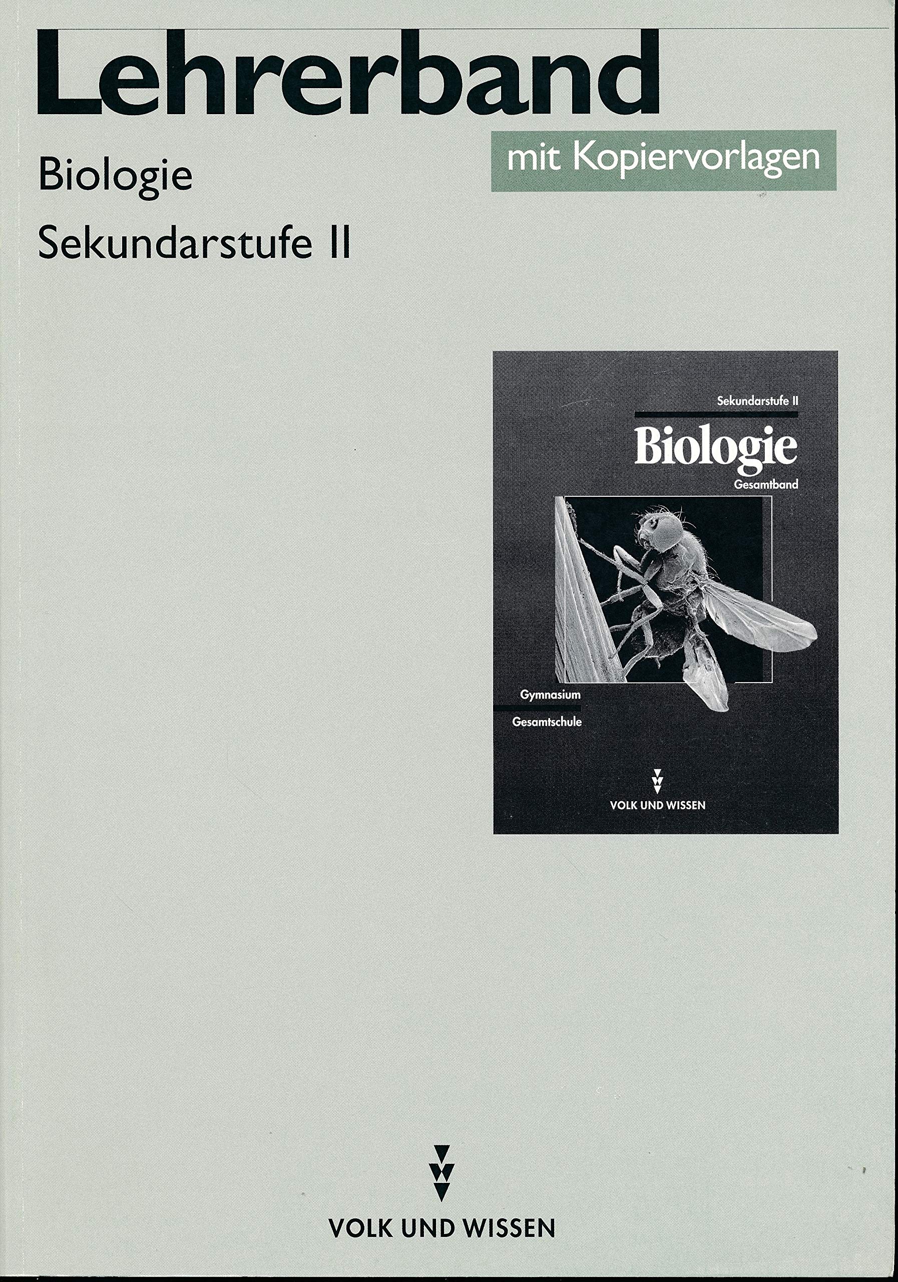 Lehrerband Biologie Sekundarstufe II mit Kopiervorlagen Books